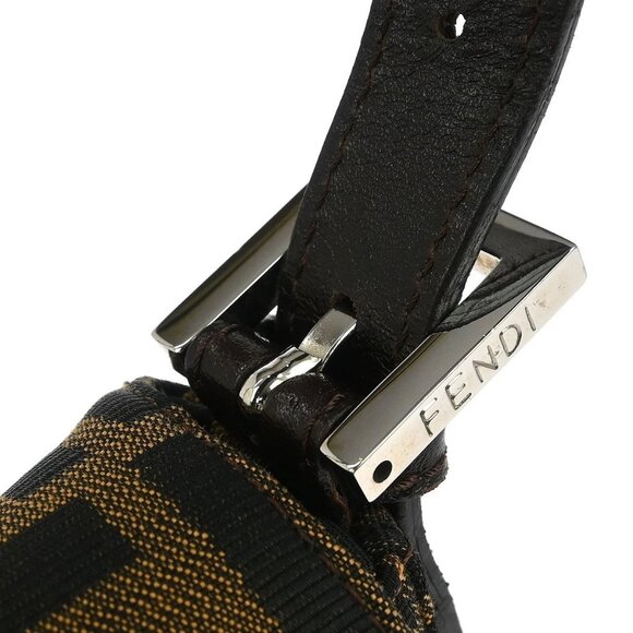 Fendi Brown Canvas Zucca Baguette Handbag 2119.26524.008 145610 - Picture 4 of 10